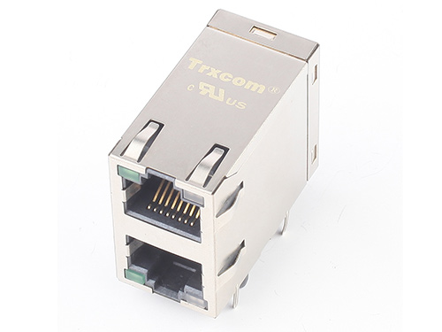 2x1 Ports 10/100M RJ45 Connector TRJ17633ADNL