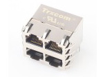 1000M 2x2 Ports RJ45 Magnetic TRJG27202AENL