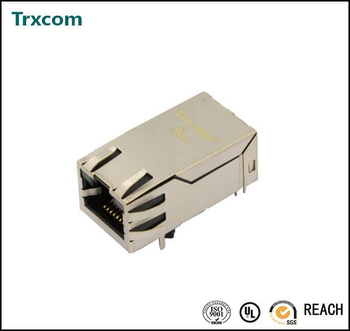 10G Tab Up RJ45 Connector with magnetic