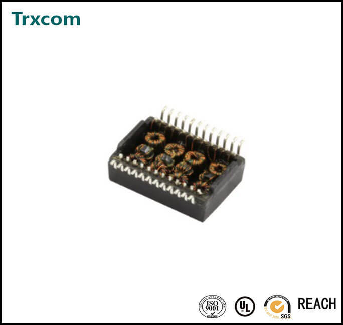 1000M Single 24Pin Lan Transceiver TRC5007NL