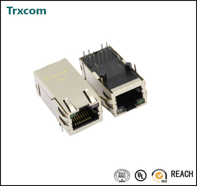 1000M Tab Up 32.50mm No Led RJ45 TRJK2065CNL